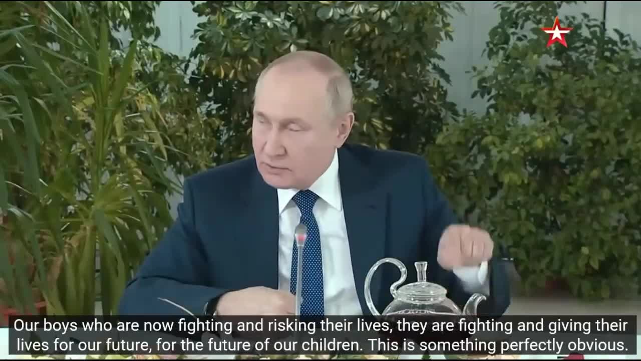 March 6th Putin explains the military situation and why Ukraine might lose its future