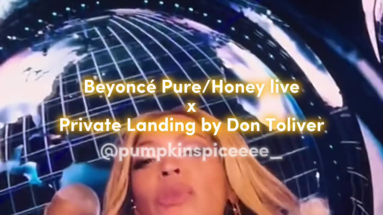 Beyoncé Pure/Honey live x Private Landing by Don Toliver ft. Future & Justin Bieber