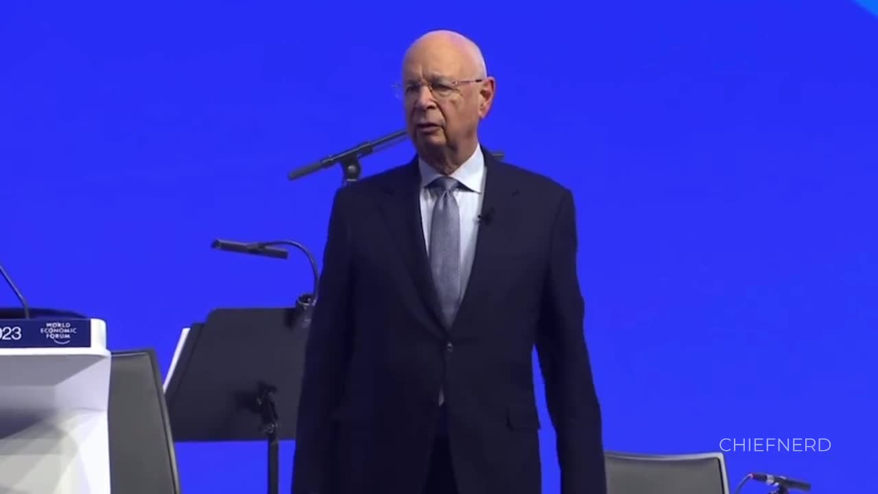 Klaus Schwab opens the WEF Annual Meeting at Davos