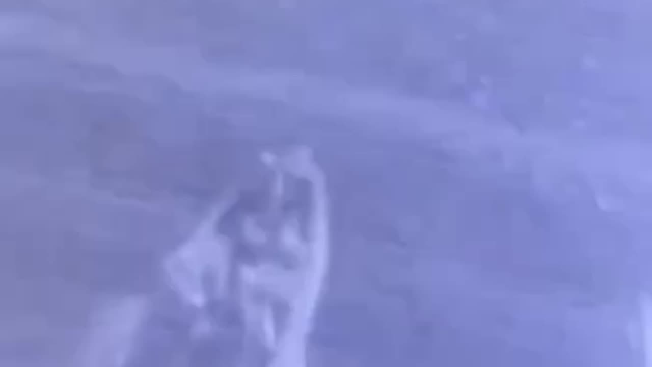 Ukrainian Drone Lights Up Russian Boat