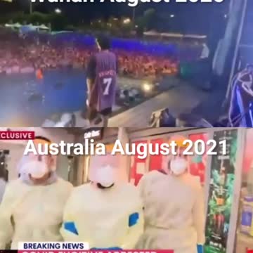 China Virus Wuhan 2020 vs Australia 2021