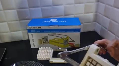 Potato cutter demo video best chips cutter