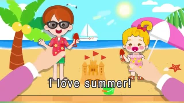 Children animation # clothes to learn the expression of summer clothing!