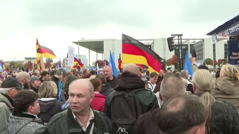 German far right holds demonstration in Berlin against rising prices