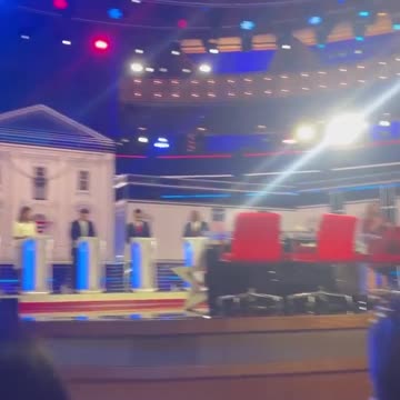 Trump chant just broke out in the crowd at the RNC Debate and NBC producer yelled at them to stop 🤣