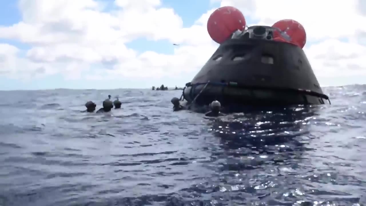 U.S. Navy Recovers NASA Orion Space Capsule • EFT-1