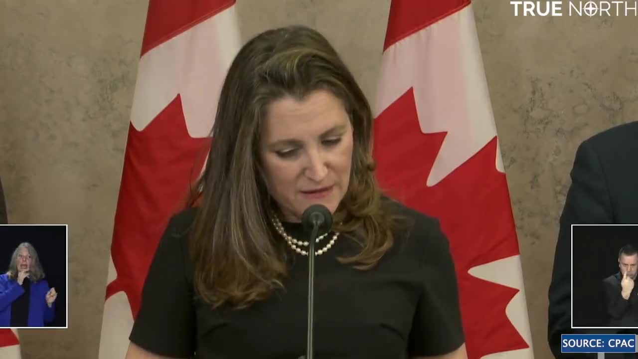 Deputy PM Chrystia Freeland: Canada has just gone full communist!