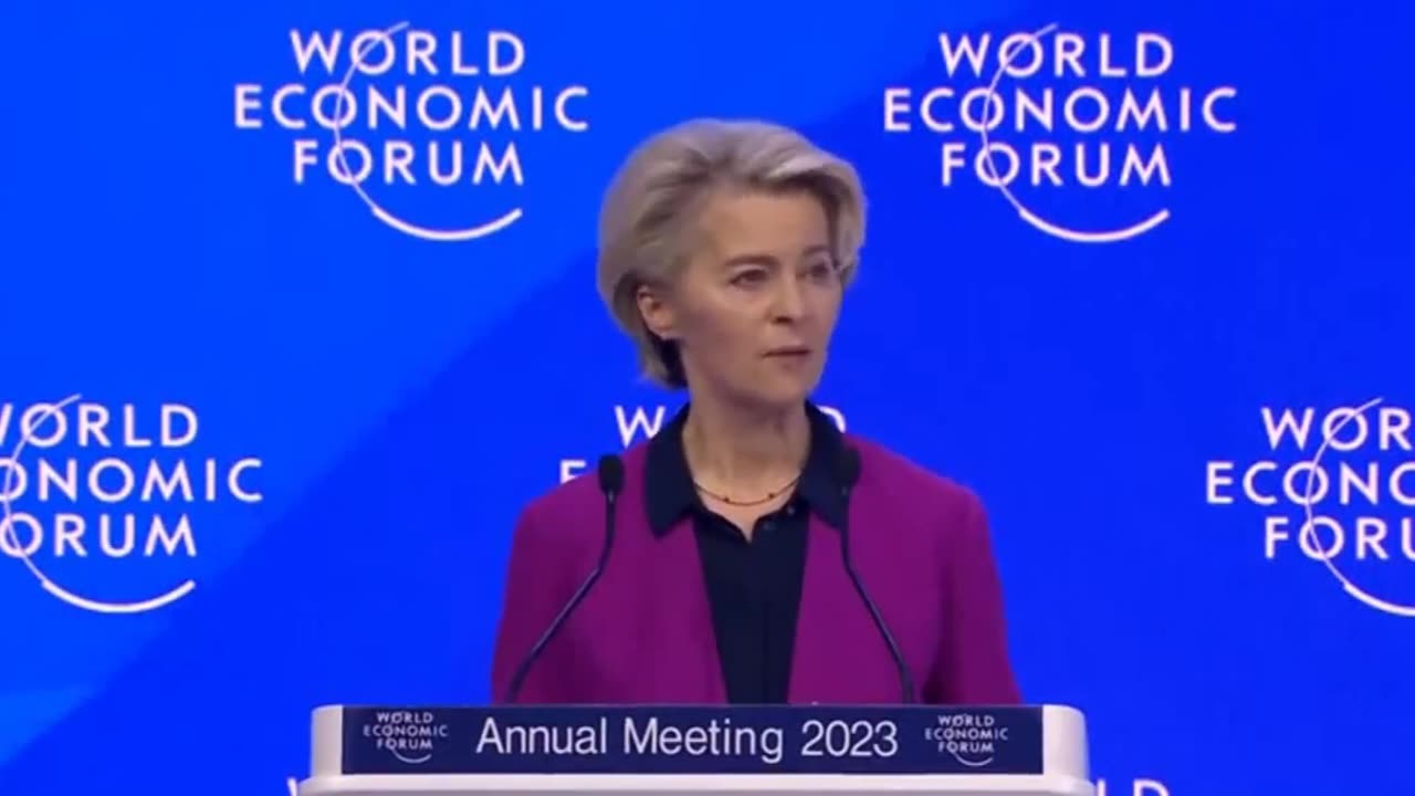 Ursula von der Leyen at WEF