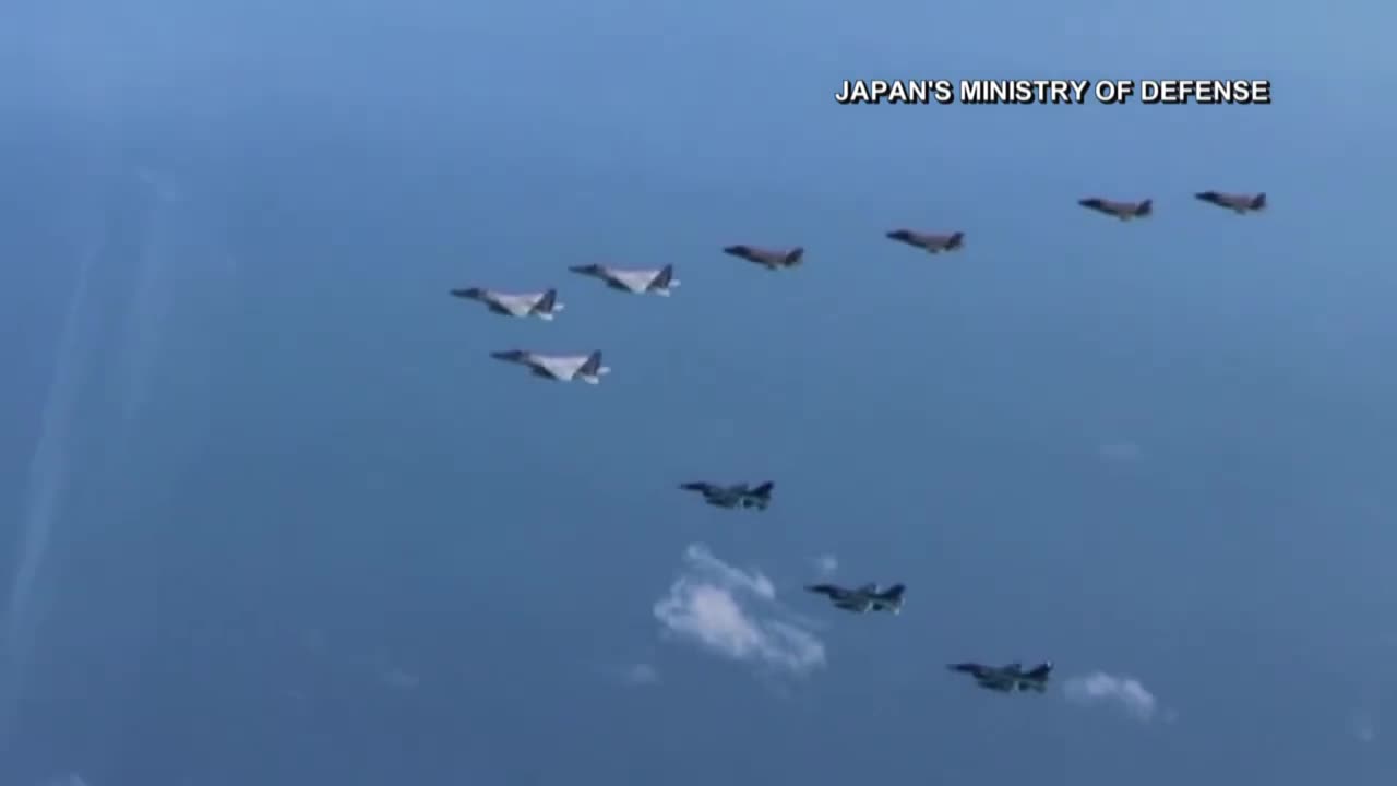 VIDEO | North Korea sends missile soaring over Japan, U.S. and Japan hold joint military exercise