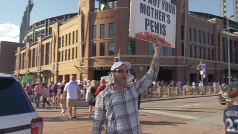 Bloodstained Men protest