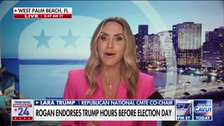 Lara Trump: Joe Rogan's Trump endorsement could boost the male vote