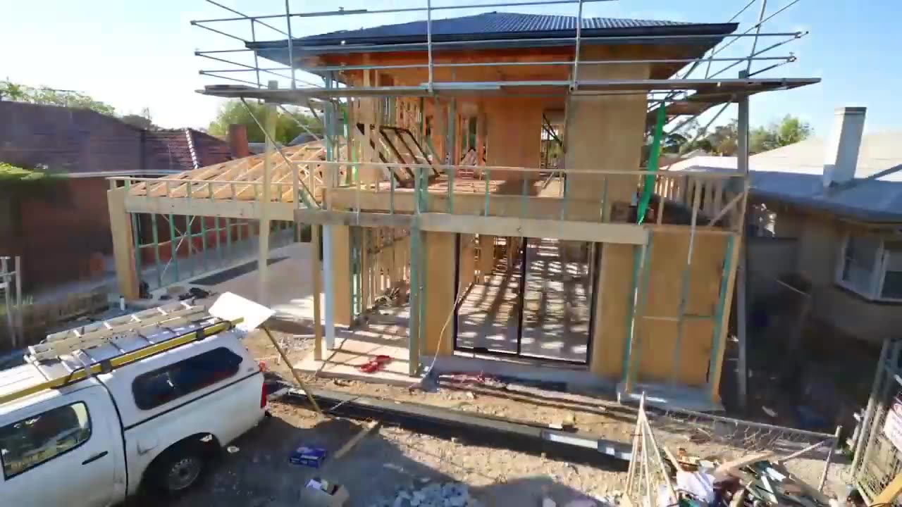 Time Lapse Video Demonstrating the Step-by-Step Building Construction Process in Australia"