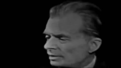 Aldous Huxley Author (Brave New World 1932) Interview 1958