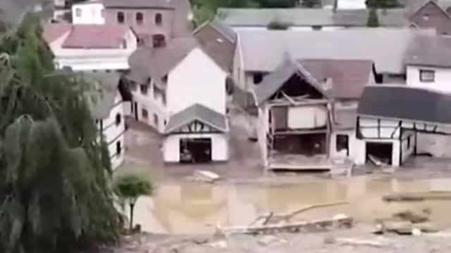 NATURAL DISASTERSs: in Germany & Belgium