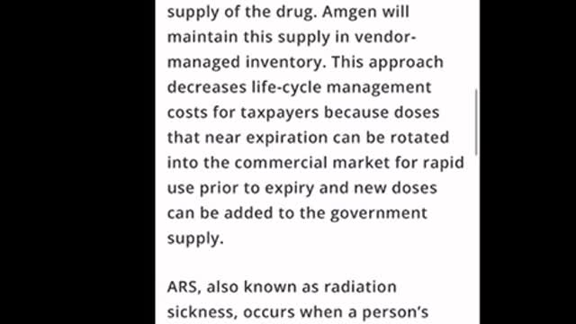 The Set Up- Part 12- Government buying up all the radiation pills