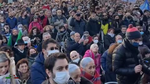 MILANO, 15.01.2022 PIAZZA XXV APRILE - MANIFESTAZIONE ANTIREGIME