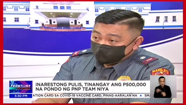 Pulis na hindi makabayad ng utang sa e-sabong, arestado
