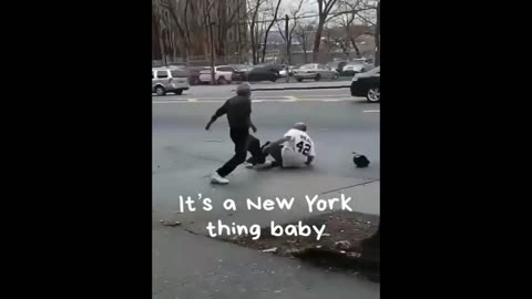 Old Men Fight in NYC