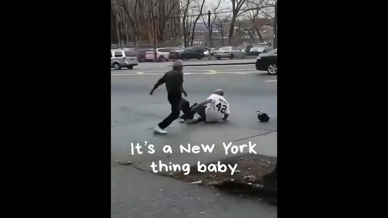 Old Men Fight in NYC