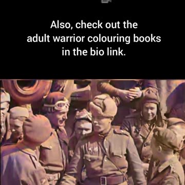 British Soviet troopsjoin forces 1945 historic encounter #Colourized footage 🇬🇧🇷🇺🎥