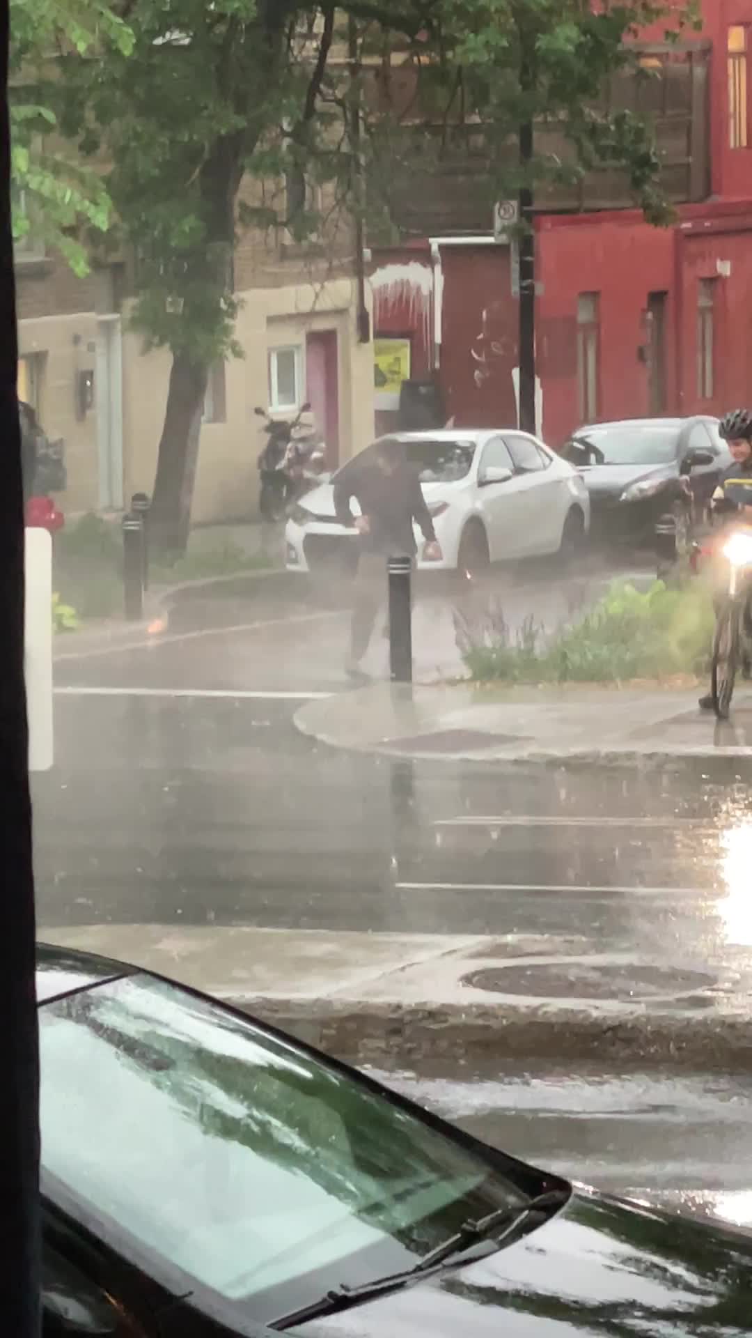 Almost Hit by an Exploding Manhole Cover