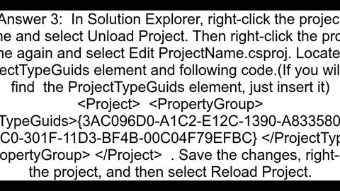 How does Visual Studio mstest identify test projects