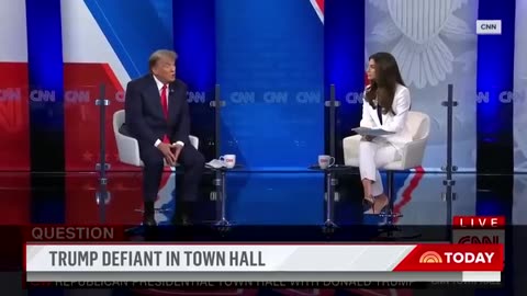 Trump calls jan.6 riot 'a beautiful day' durin CNN town hall