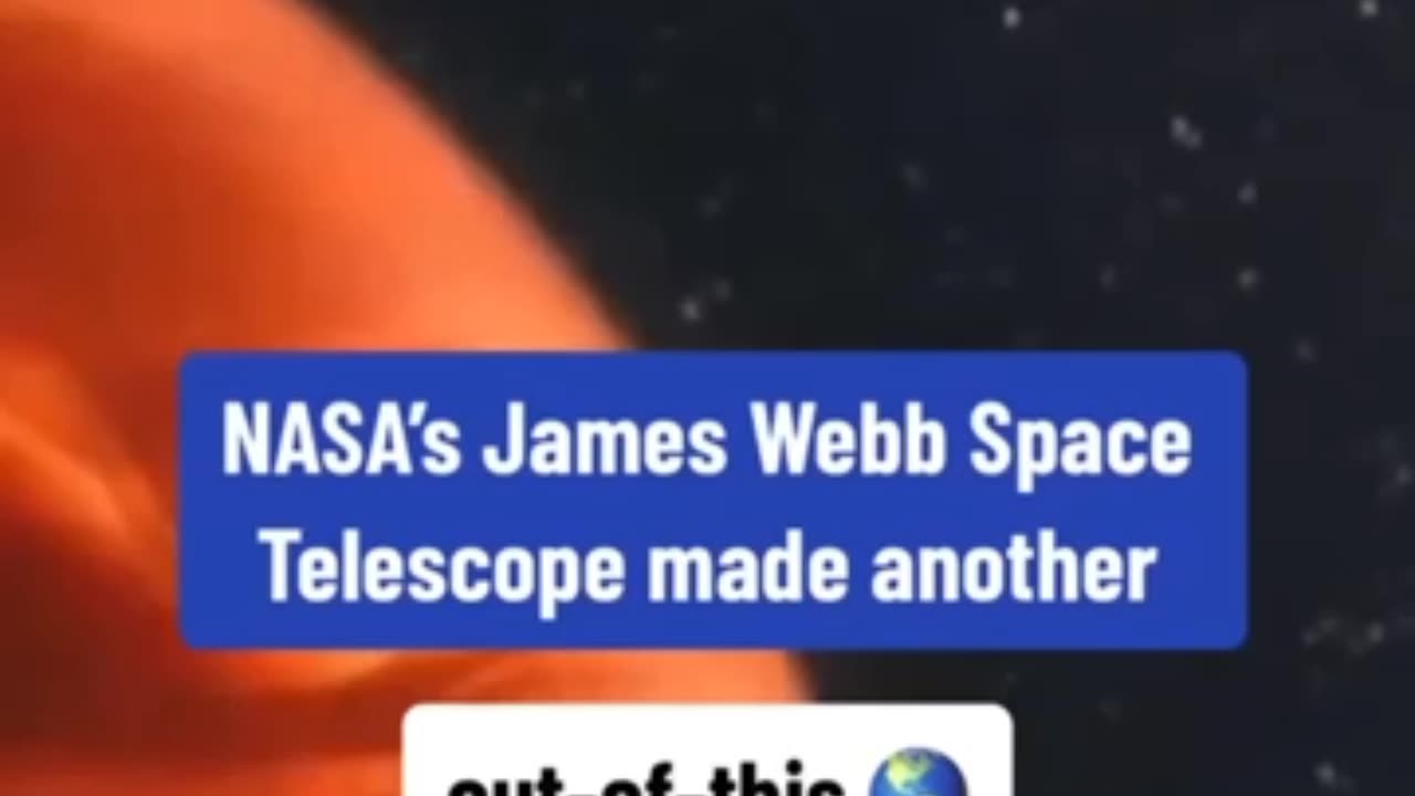 NASA's James Web telescope discovers giant red planet out of our solar system