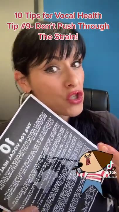 Save your voice: Avoid pushing through vocal strain!