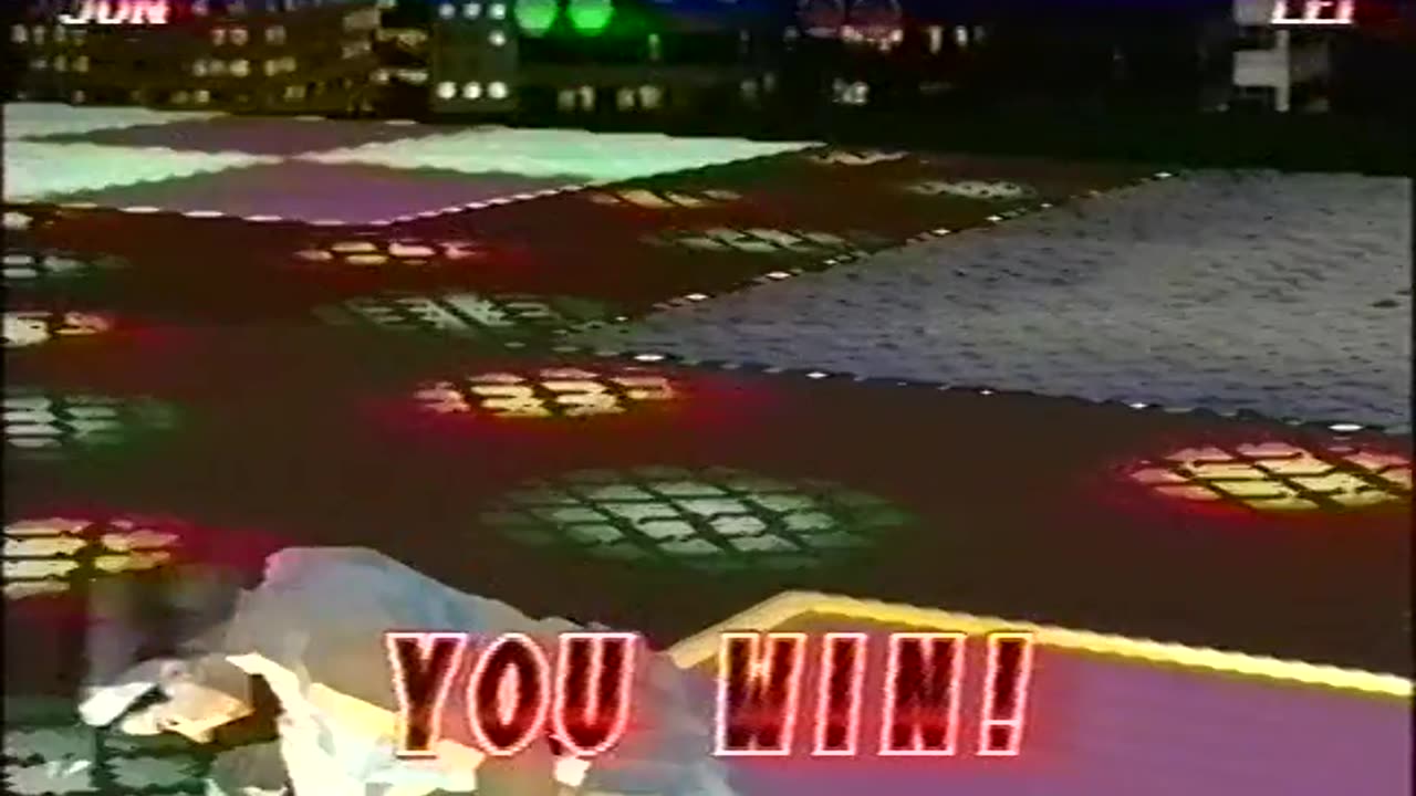 Tekken 2 PS1 demo - trying to perfect Jun's special move - success at 02:28