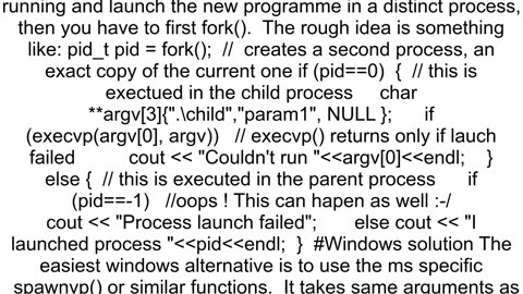 C how to pass command line args between processes