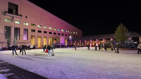 Night Walk in Downtown Mississauga Ontario CANADA