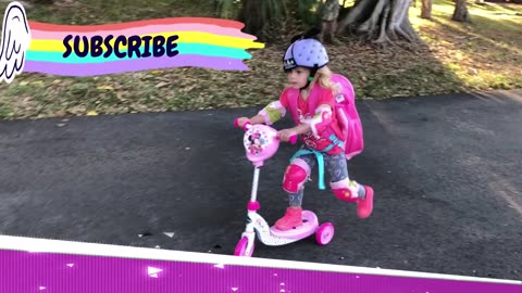 TOYS for KIDS Disney Minnie Mouse 3 wheel Scooter Review