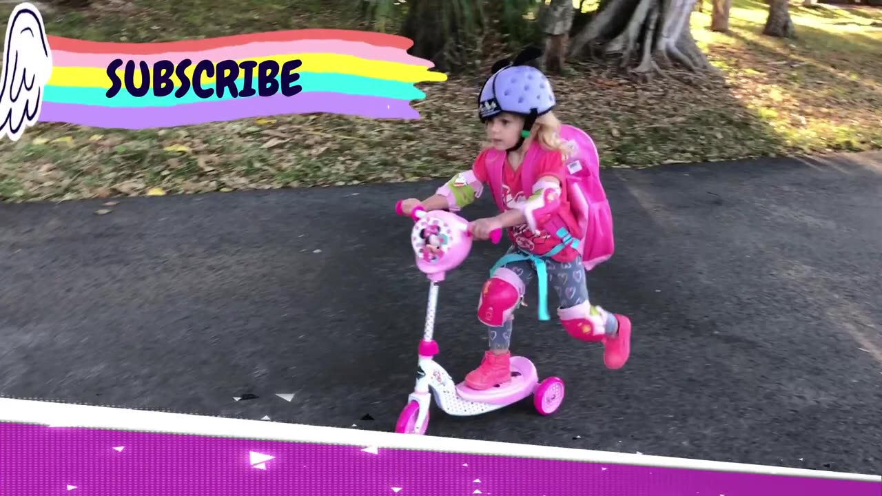 TOYS for KIDS Disney Minnie Mouse 3 wheel Scooter Review