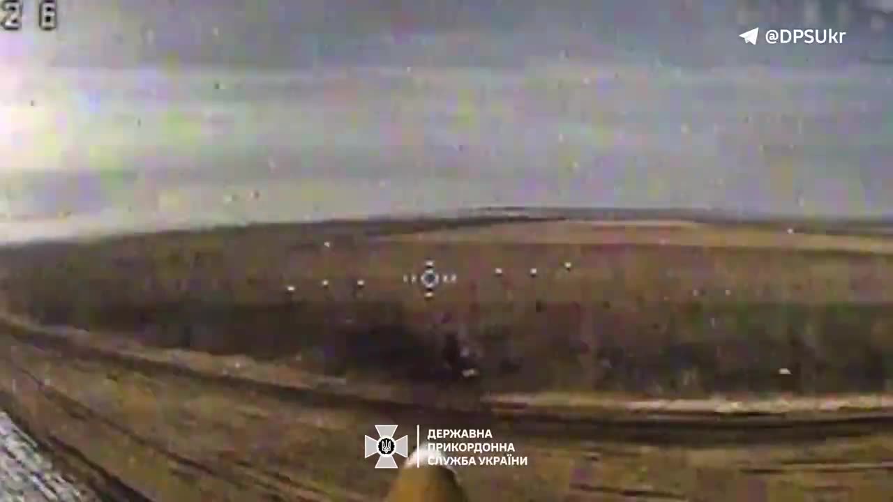 Border guards smashed a Russian 100-mm MT-12 Rapira cannon with an FPV