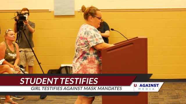 Girl Testifies Against Mask Mandates