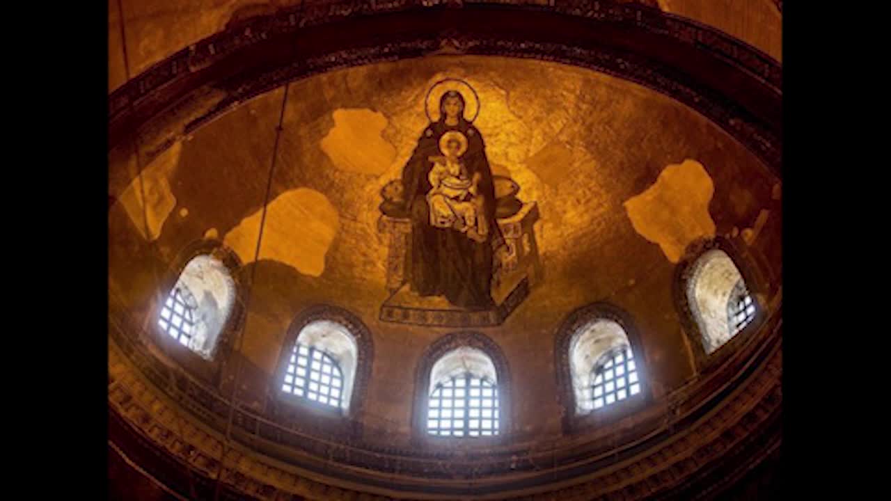 Kyrie Eleison Greek Byzantine Chant in Hagia Sophia Kyrie Eleison Ελληνική Βυζαντινή Ψαλμωδία