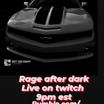 Rage after dark gaming stream start time