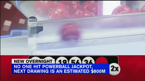 Still no winner_ Powerball jackpot surges to $800M