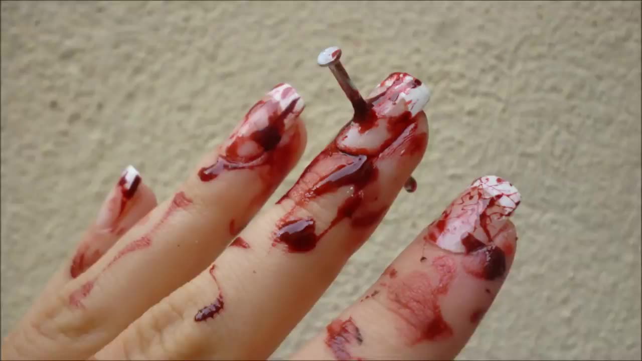 Halloween Nail Art!!! #Tips #tricks #TrickorTreat