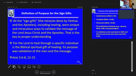 Sunday January 8, 2023 Life of the Messiah 73: Healing
