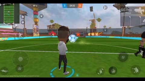 Football game play in garena free fire