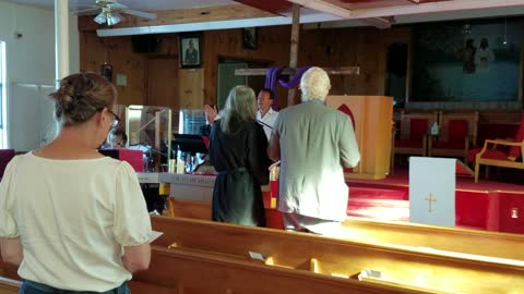All sang Hail, Thou Once Despised Jesus