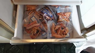 packing diy smoked fish for food storage