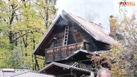 0 vatrogasaca gasilo požar na turističkom kompleksu pored Pleternice