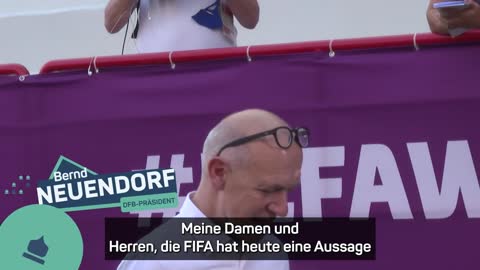 Der DFB knickt ein - nur der Präsident sieht es anders _ WM 2022