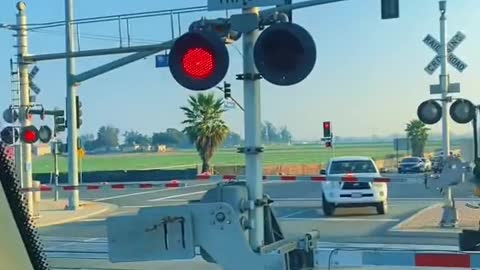 When a train passes, you might as well try it