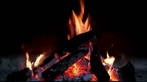 4 Beautiful Relaxing Music, Stress Relief with fireplace.