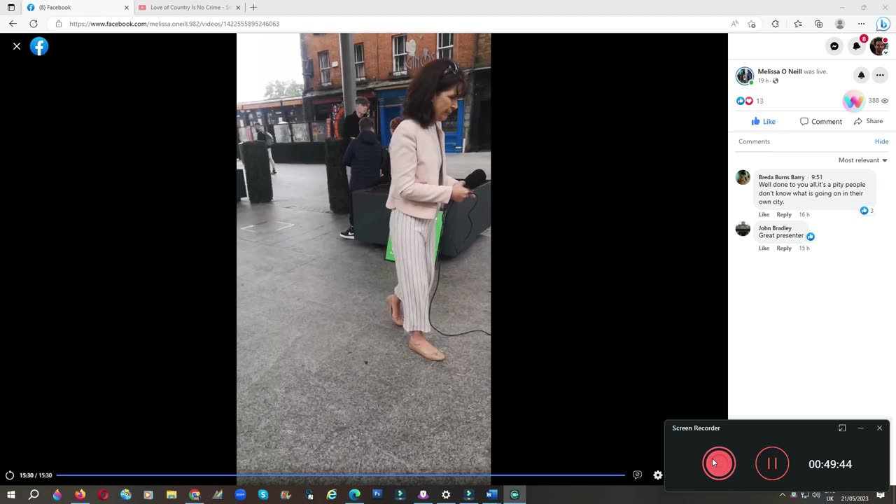 Melissa O'Neill on Gardai covering up rape (Apple Market) Waterford) 20-05-23