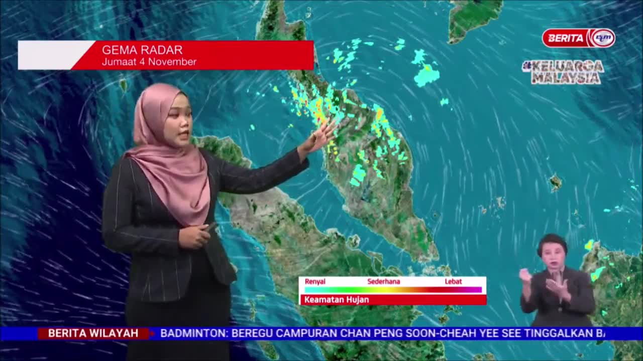 4 NOVEMBER 2022 – BERITA WILAYAH - MET MALAYSIA-LAPORAN CUACA